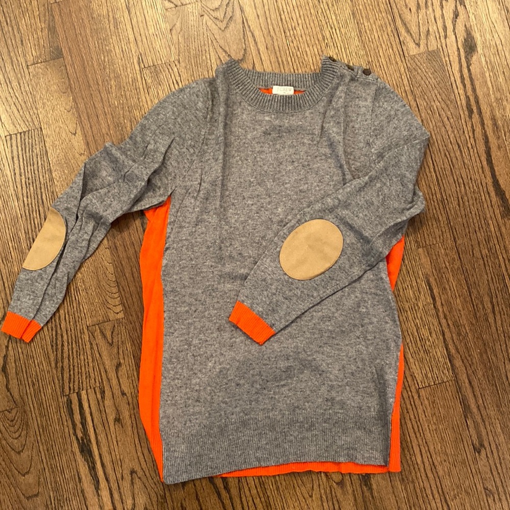 JCrew Colorblocked crew neck sweater size M